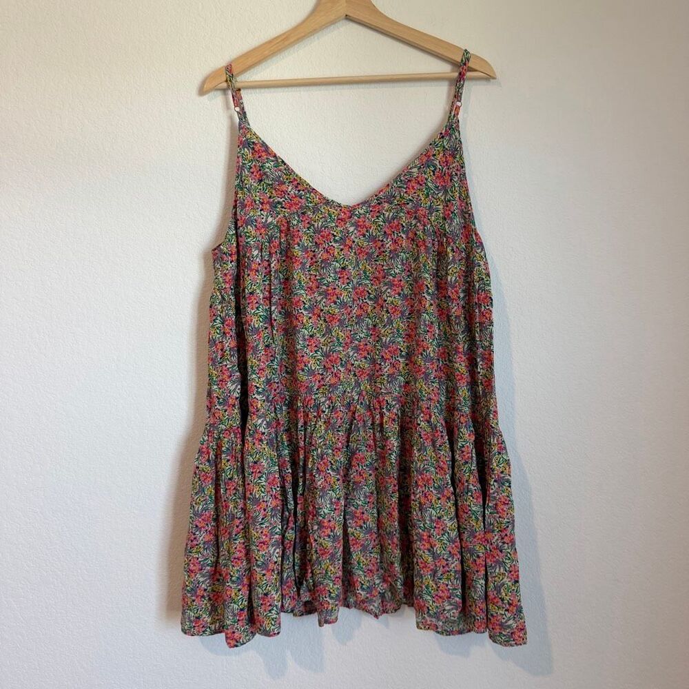 Natural Life Floral Sleeveless Riley Mini A-Line Dress Women's Size Large - Picture 4 of 7